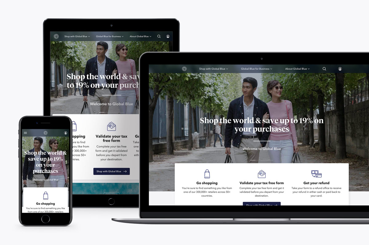 Global Blue Rebrand & Website Design