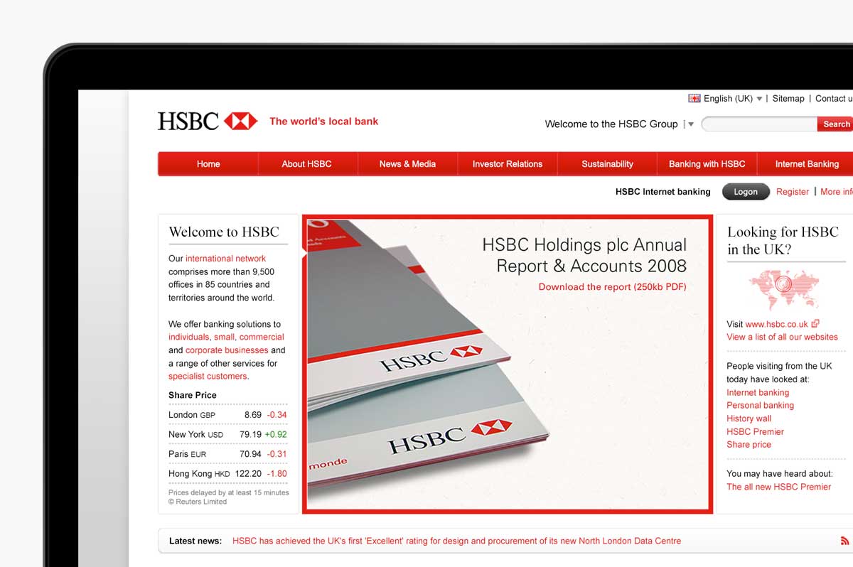 HSBC Group Corporate Website