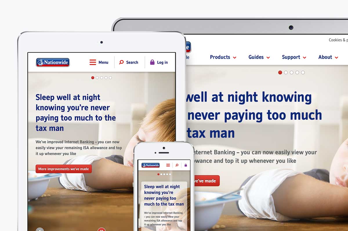Nationwide Building Society Responsive Website