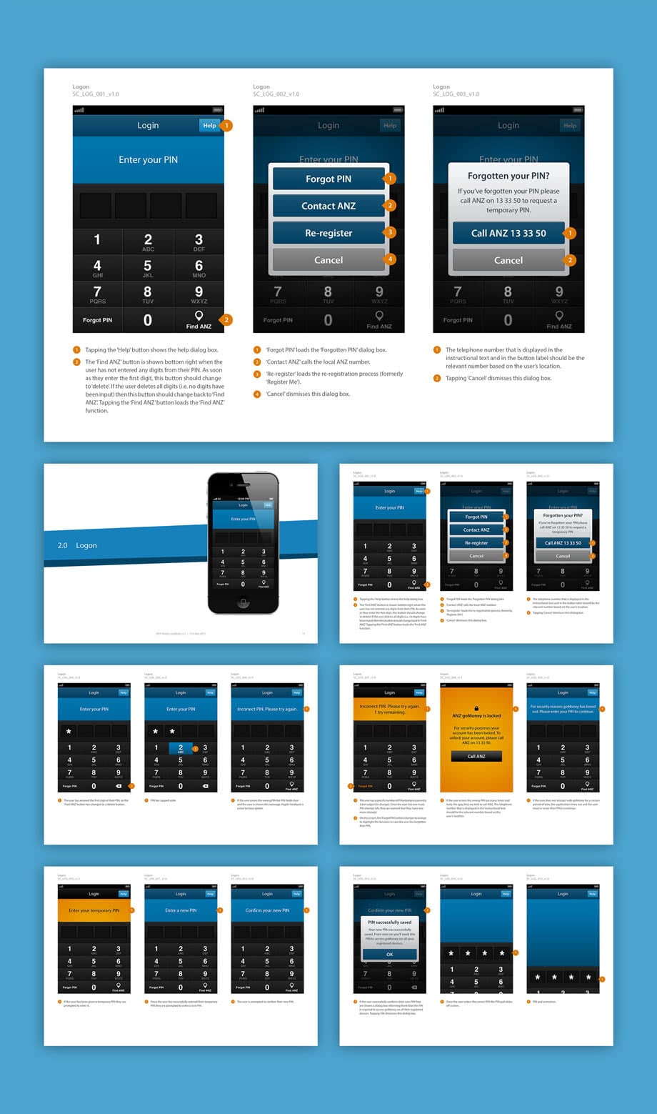 Branch finder screens
