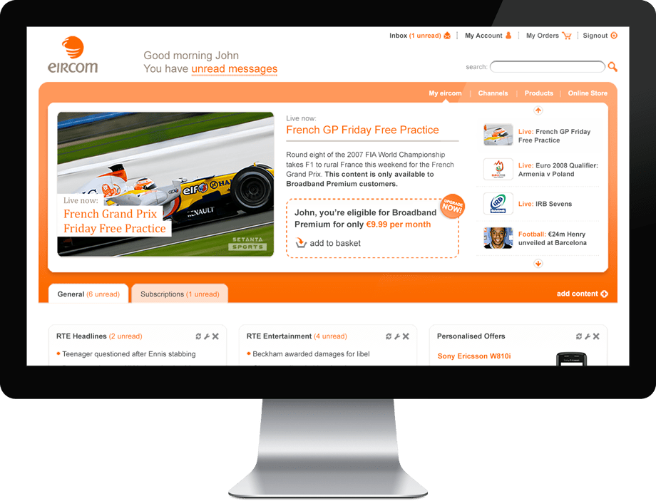 A design concept for Eircom