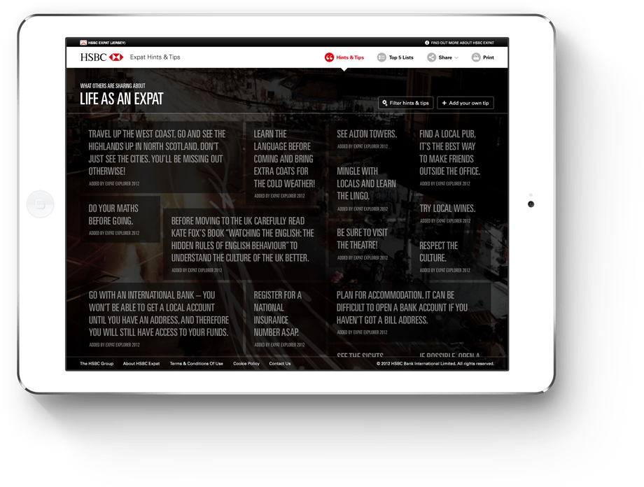 A design concept for HSBC Group